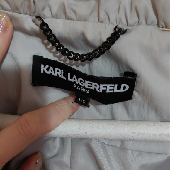 Karl lagerfeld rain coat size L - Picture 2 of 5